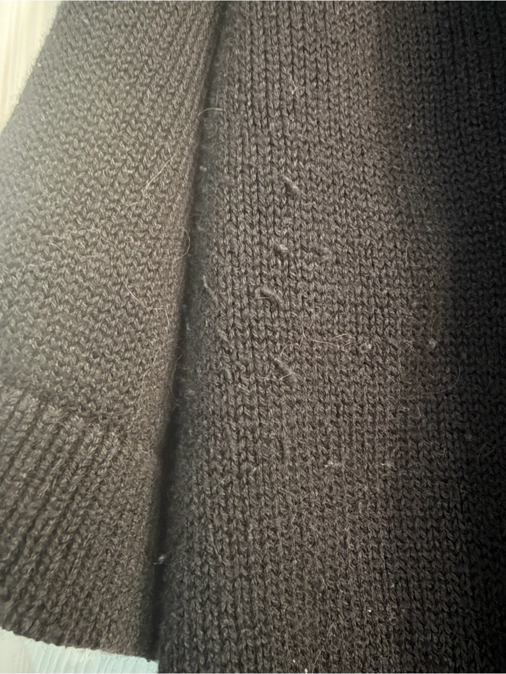 Torrid Black Cropped Open-Front Knit Shrug - Picture 4 of 4